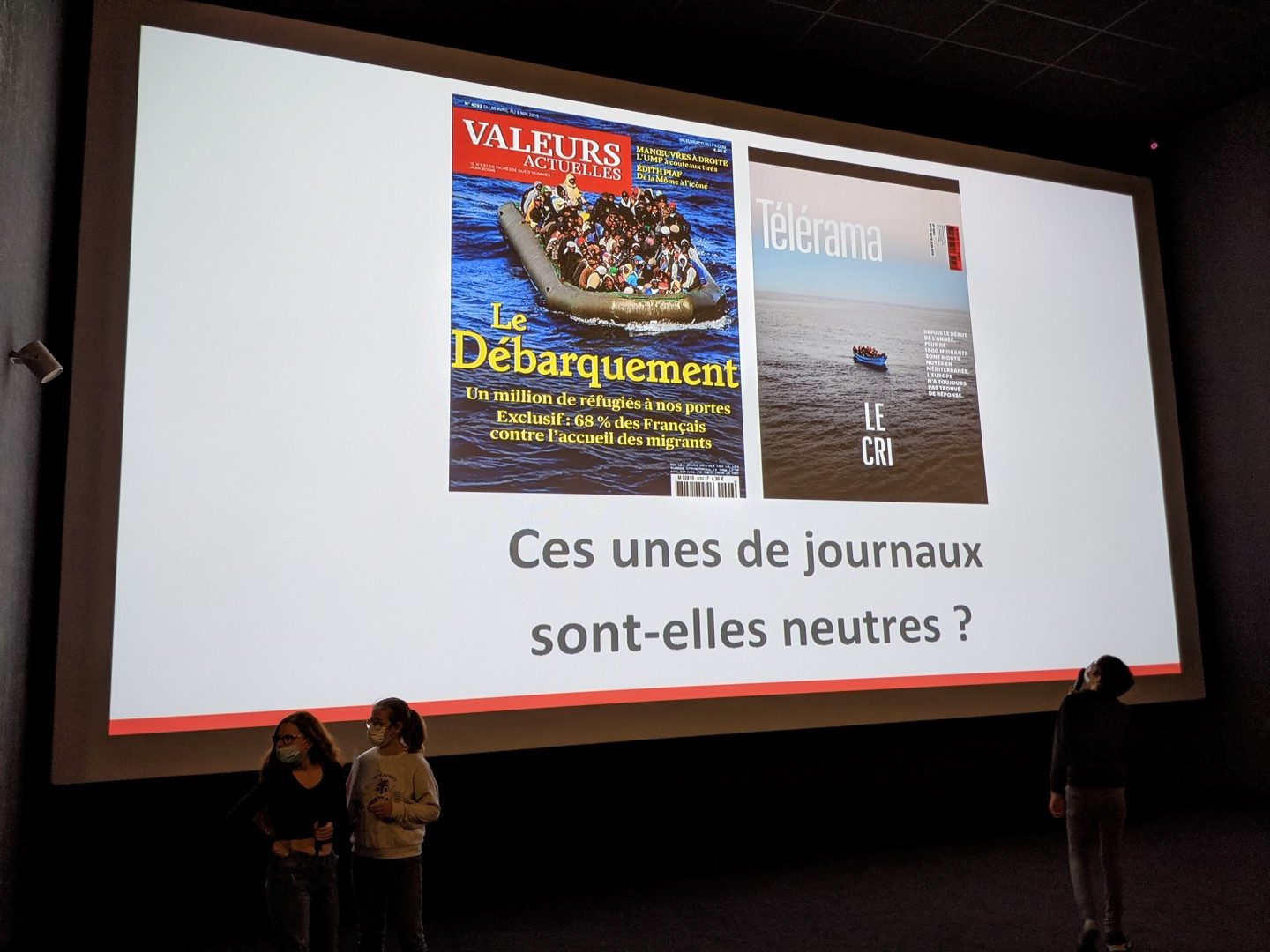 Projection « Fakes News »
